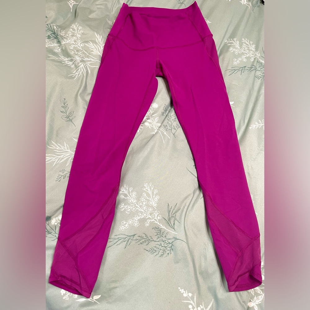Lululemon full length leggings 6- Fuschia/Dark Pink/Magenta